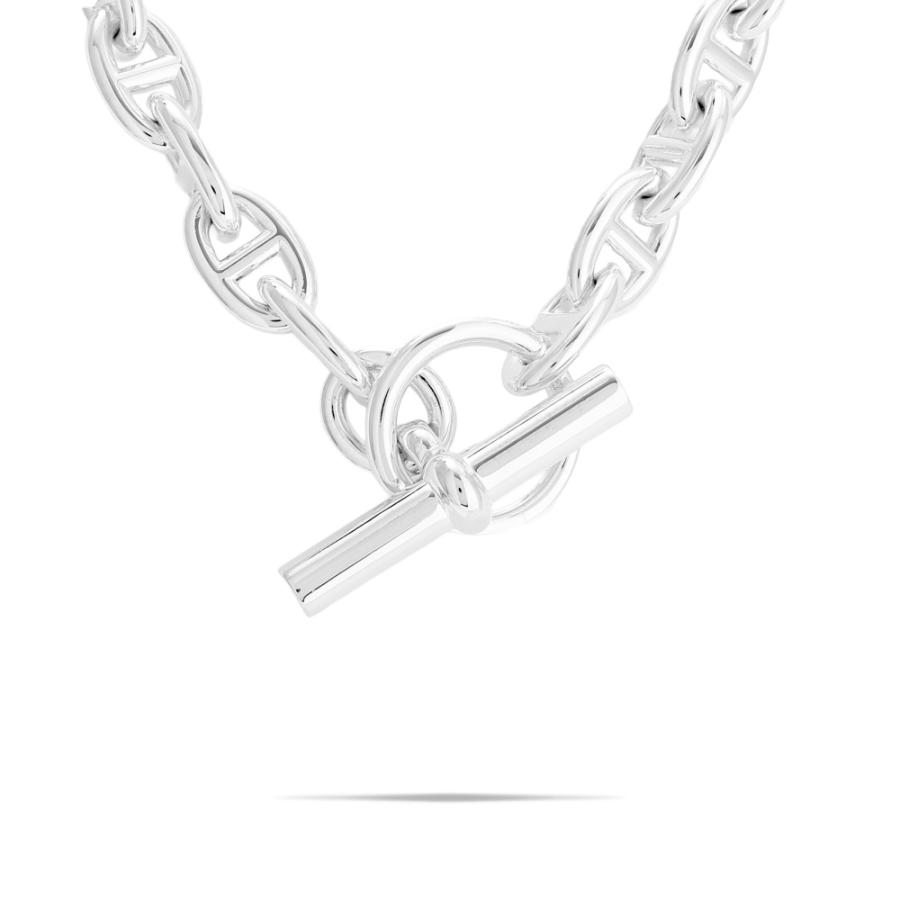 HERMES（エルメス） シェーヌダンクル PM 43コマ SV925 ネックレス 未