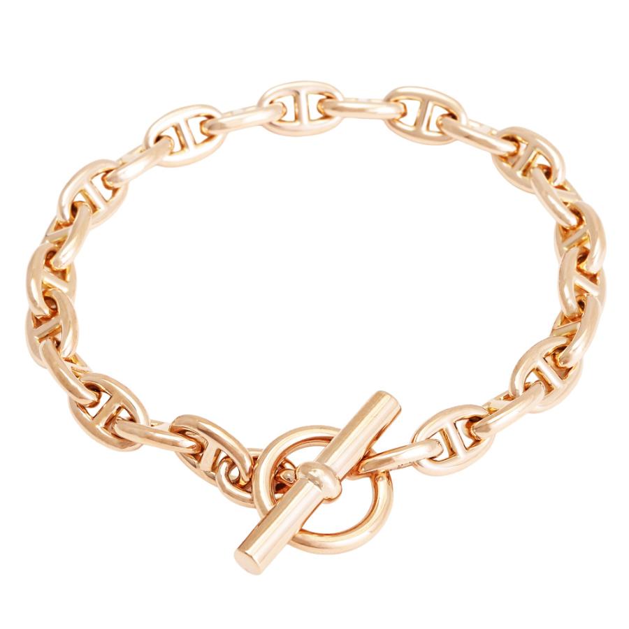 【ほぼ未使用】HERMES　シェーヌ・ダンクル　ブレスレット HERMES（エルメス） ブレスレット シェーヌダンクル GM HERMES Chaine