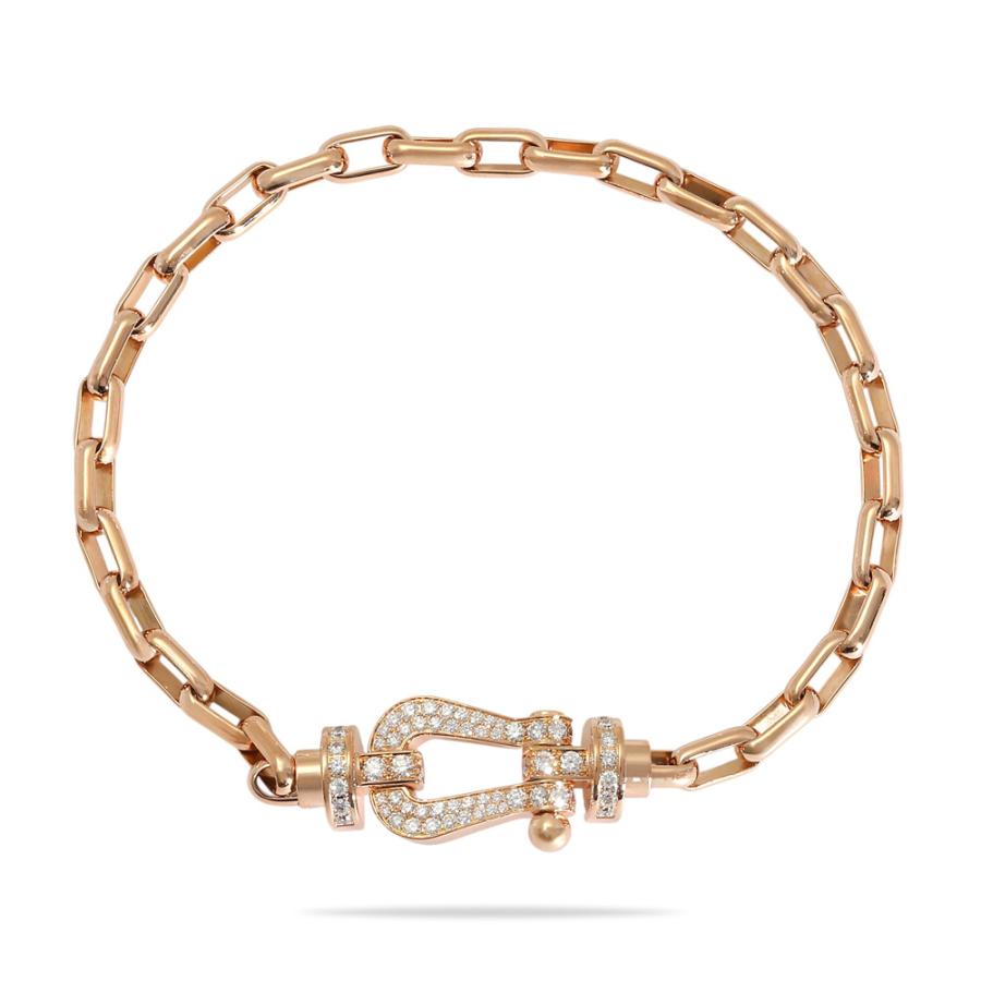 【未使用品】FRED フォース 10 K18 ダイヤモンド ラージサイズ Fred（フレッド） フォース10 ラージモデル ダイアモンド K18ピンク