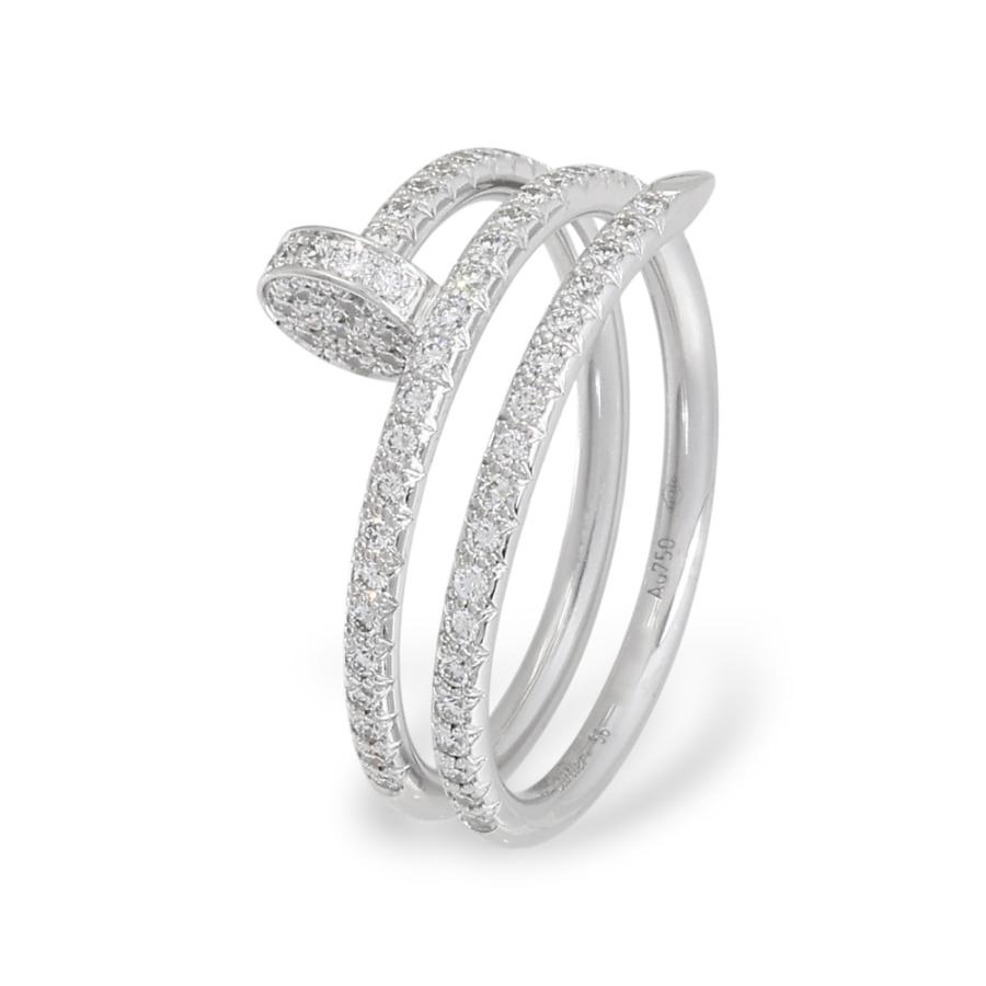Cartier（カルティエ） ジュストアンクル ダブル セミパヴェ K18
