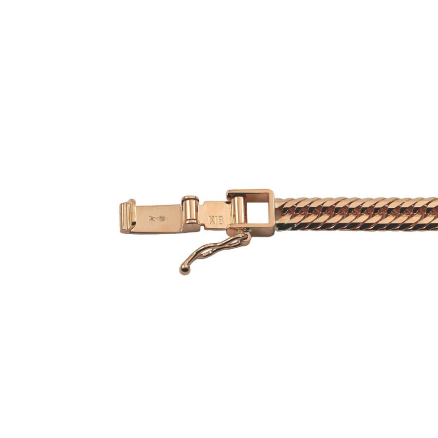 K18ピンクゴールド 喜平 ネックレス トリプル12面 約50cm 約20.14g 