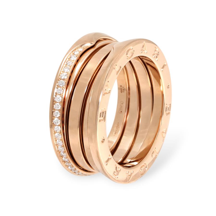 BVLGARI（ブルガリ） ビー・ゼロワン K18ピンクゴールド リング 中古 