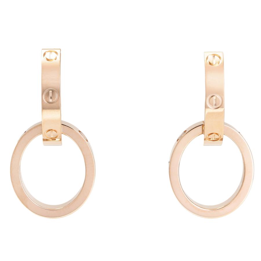 Cartier（カルティエ） ラブ K18ピンクゴールド ピアス 中古 : ジェム