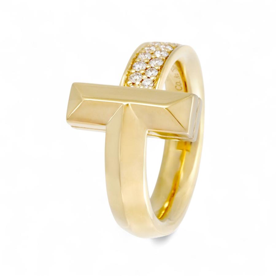 TIFFANY&Co.（ティファニー） T ワン K18イエローゴールド リング 中古