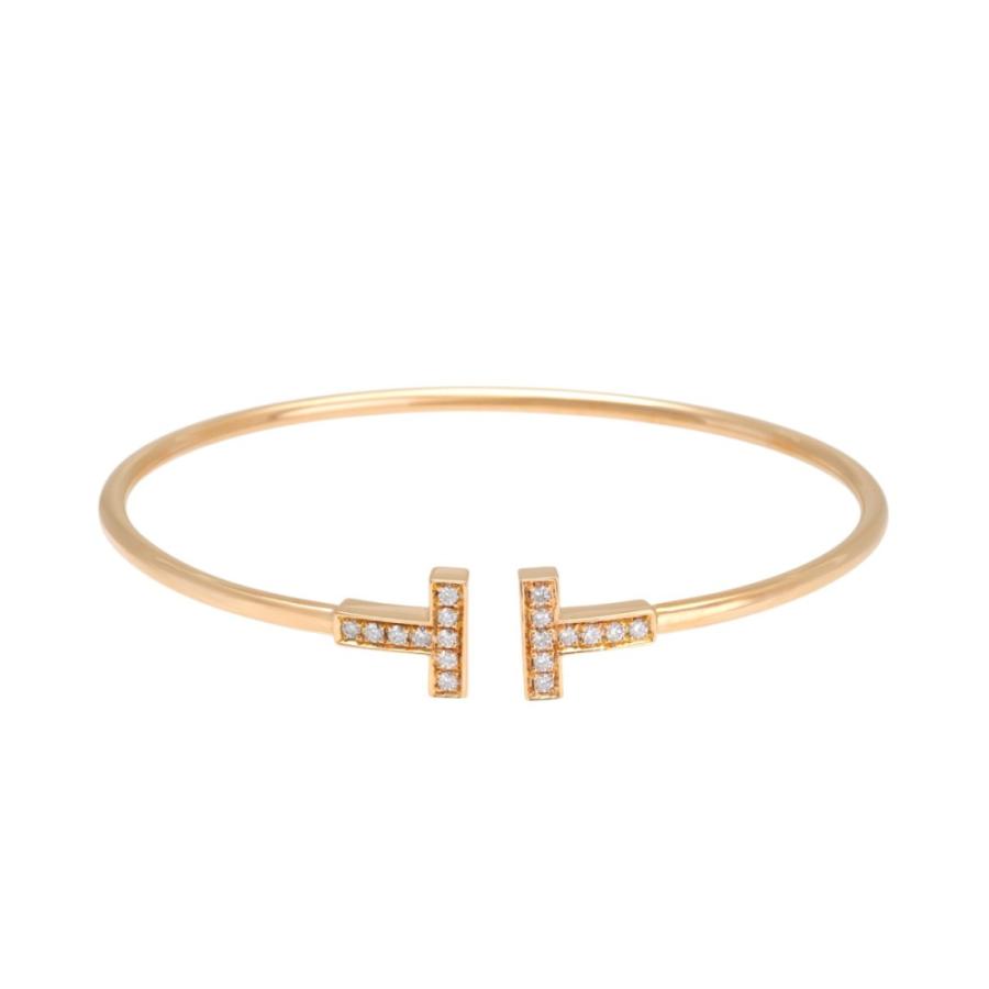 TIFFANY&Co.（ティファニー） T ワイヤー ラージ K18ローズゴールド