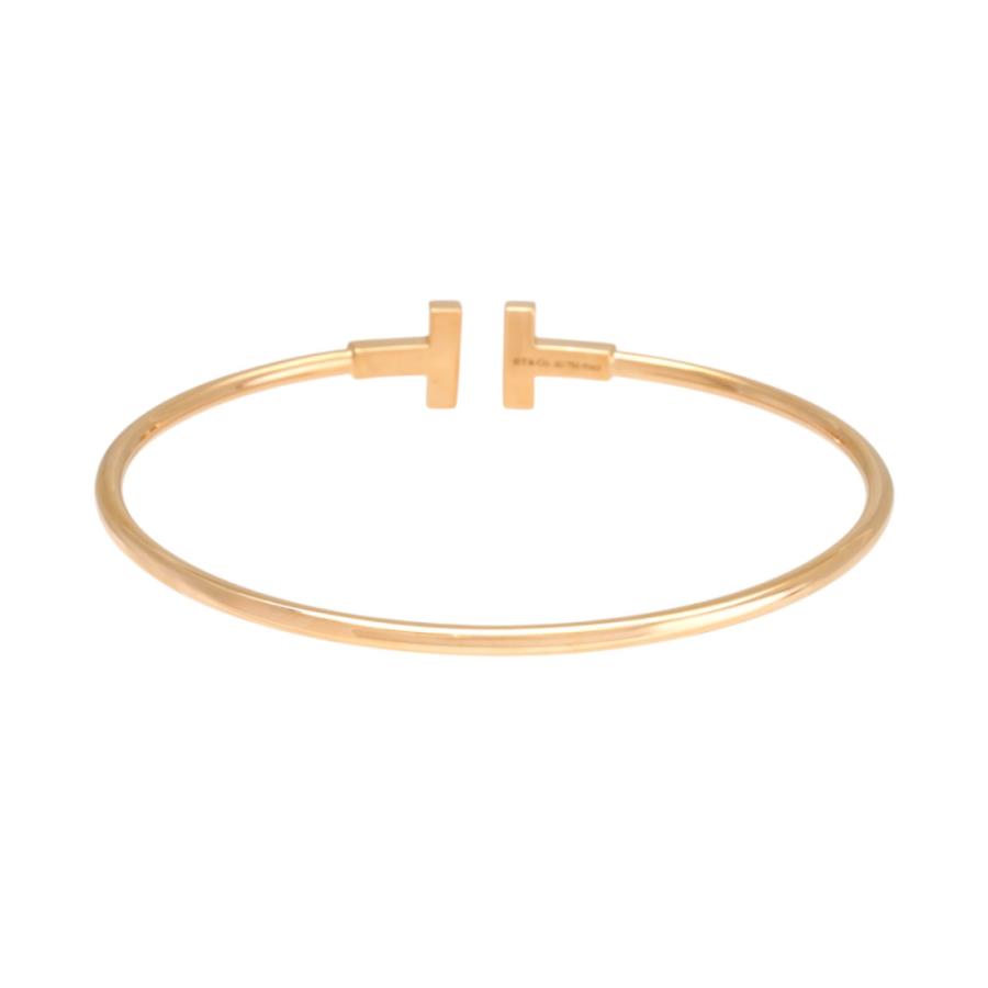 TIFFANY&Co.（ティファニー） T ワイヤー ラージ K18ローズゴールド