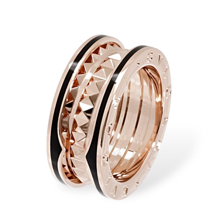 BVLGARI B.zero1 リング ピンクゴールド セラミック BVLGARI（ブルガリ） ビー・ゼロワン K18ピンクゴールド セラミック