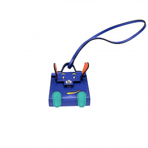 HERMES（エルメス） ケリードールチャーム タデラクト ブルー