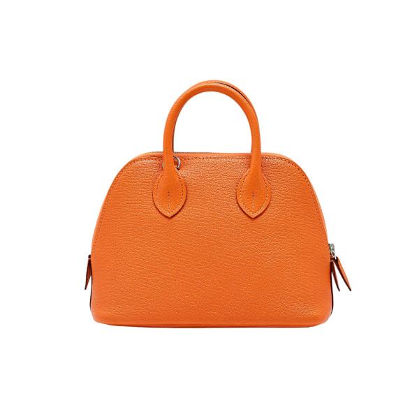 HERMES エルメス ボリード1923 ミニ シェーブル オレンジミニ
