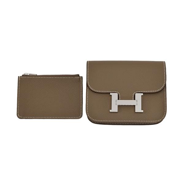 エルメス 入手困難 コンスタンススリム エトゥープ/シルバー金具 HERMES エルメス コンスタンス スリム エプソン エトゥープ