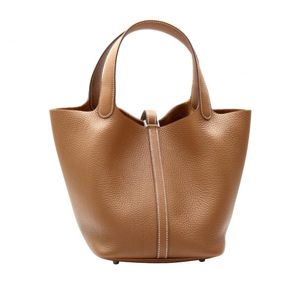 HERMES（エルメス） ピコタンロックMM トリヨンクレマンス ゴールド 