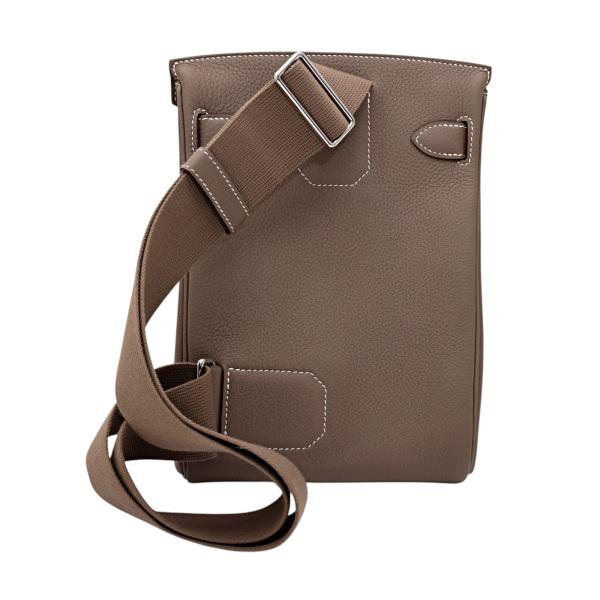 HERMES（エルメス） アッカド PM トゴ エトゥープ シルバー金具 W刻印 