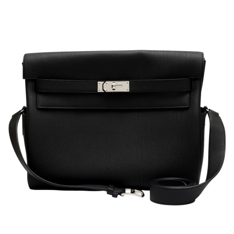 HERMES（エルメス） ケリー メッセンジャー トゴ ブラック シルバー