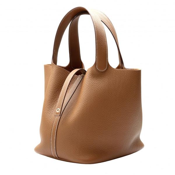 HERMES（エルメス） ピコタンロックPM トリヨンクレマンス ゴールド