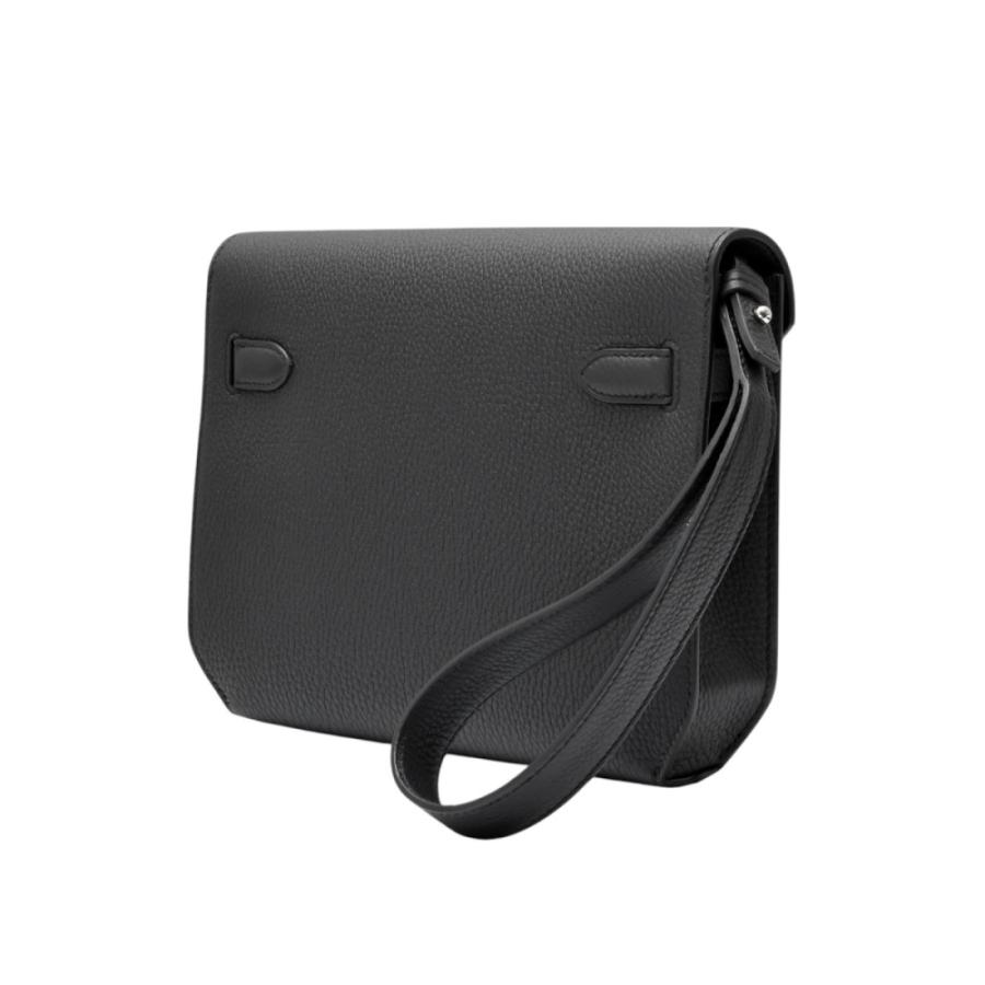 HERMES（エルメス） ケリー デペッシュ トゴ ブラック シルバー金具 G