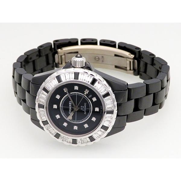 シャネル CHANEL J12 H2022 ブラック文字盤 新古品 腕時計 レディース｜gc-yukizaki｜02