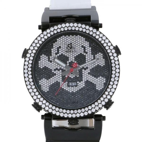 Cartier サントス ドゥ カルティエ MM専用アリゲーターベルト ブラック ケースにADLC加工を施したオールブラックの#カルティエ 「サントス