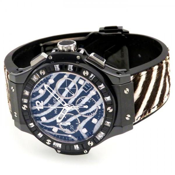 ビッグバン ウブロ HUBLOT ゼブラブラック ベゼルバケットダイヤ 世界