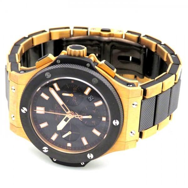 ビッグバン ウブロ HUBLOT ゴールド セラミック 301.PM.1780.PM