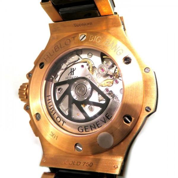 ビッグバン ウブロ HUBLOT ゴールド セラミック 301.PM.1780.PM