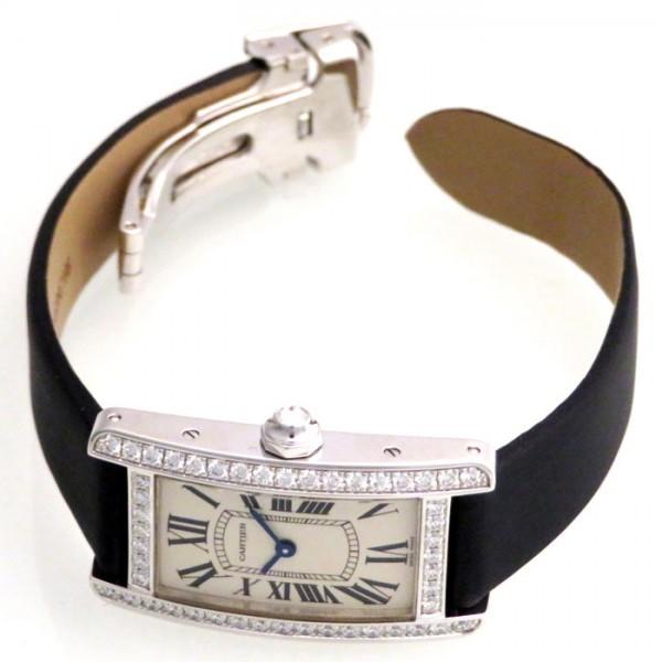 カルティエ Cartier タンク アメリカン SM ベゼルダイヤ WB707331 ホワイト文字盤 新品 腕時計 レディース｜gc-yukizaki｜02