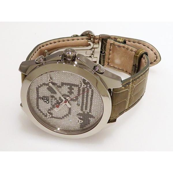 ジェイコブ サイン入りポラロイド JACOB&CO ジェイコブ ファイブタイムゾーン スカル JC-SKULL3