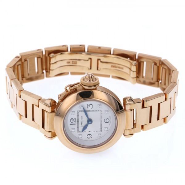 カルティエ Cartier ミスパシャ WJ124016 シルバー K18PG クオーツ レディース 腕時計 Cartier - カルティエ Cartier ミスパシャ WJ124016 シルバー K18PG