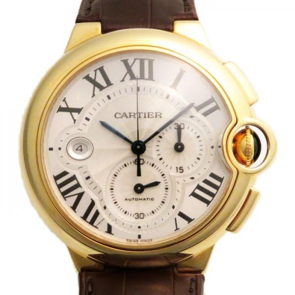 カルティエ Cartier バロンブルー クロノグラフ W6920007 シルバー文字盤 新品 腕時計 メンズ｜gc-yukizaki