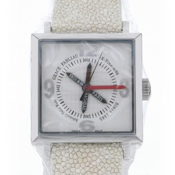 グレース・ファブリオ GRACE FABLIAU グレースファブリオ グレースファブリオTYPE-W/08/X-Time/WTYPE-W 51W-08XW ホワイト文字盤 新品 腕時計 メンズ(74520円)
