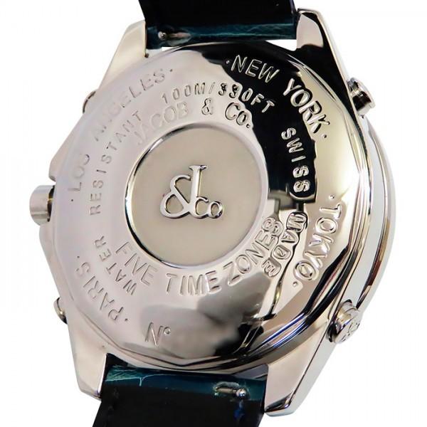 JACOB&CO（ジェイコブ） ファイブタイムゾーン JC-TIC 全面ダイヤ文字