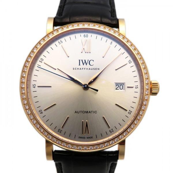 IWC ポートフィノ オートマティック ベゼルダイヤ IW356515 シルバー文字盤 新品 腕時計 メンズ