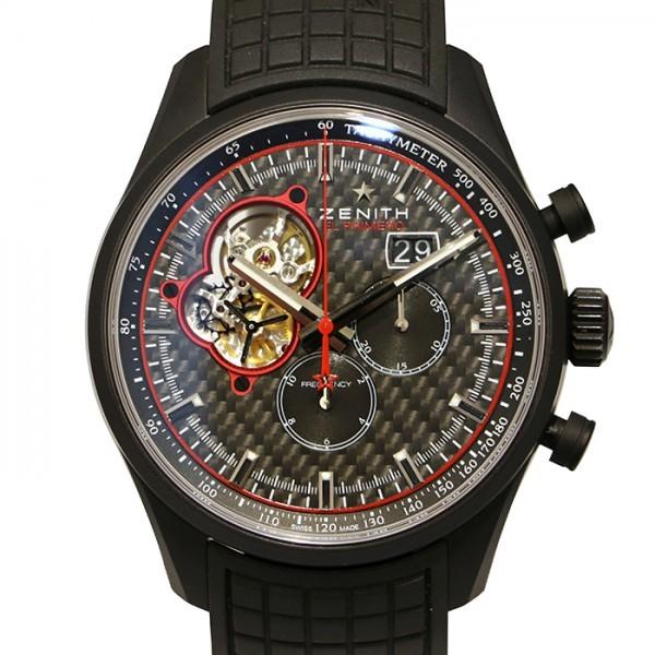 ゼニス ZENITH エル・プリメロ エルプリメロ クロノマスター ブリット 24.2160.4063/28.R515 ブラック文字盤 未使用 腕時計 メンズ