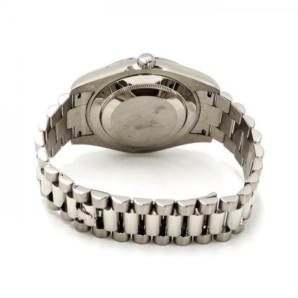 デイデイトII ロレックス ROLEX 218239 アイボリー/ローマ文字盤 中古