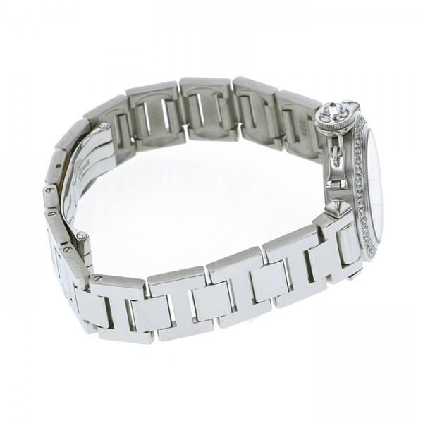 中古 カルティエ CARTIER WJ124012 シルバー レディース 腕時計 カルティエ CARTIER ミスパシャ ダイヤベゼル WJ124012 中古