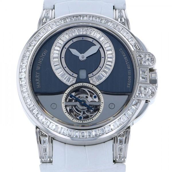 ハリー・ウィンストン HARRY WINSTON オーシャン トゥールビヨン 世界限定15本 400-MAT44W ブルー文字盤 未使用 腕時計 メンズ