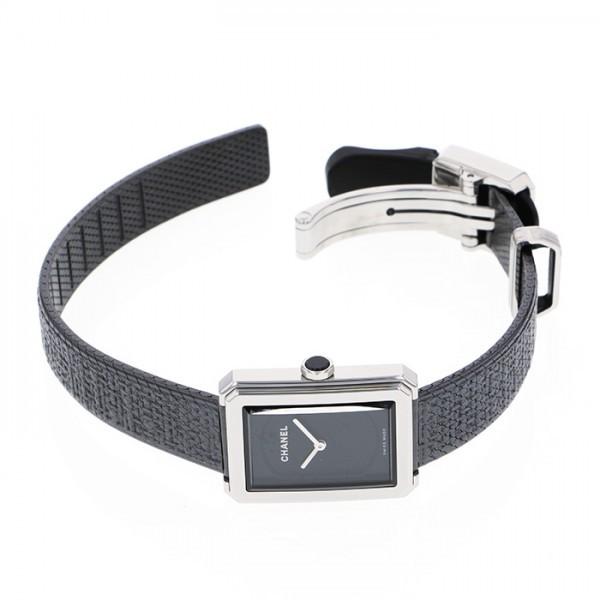 CHANEL シャネル ボーイフレンド ツイード S H5317 ブラック文字