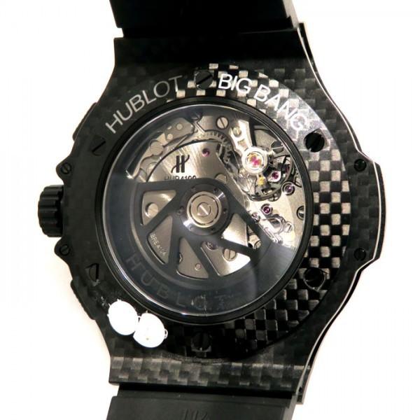 ビッグバン ウブロ HUBLOT オールカーボン 301.QX.1724.RX ブラック