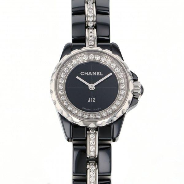 国産品 Chanel シャネル J12 レディース 腕時計 新品 ブラック文字盤 H5236 Xs レディース腕時計
