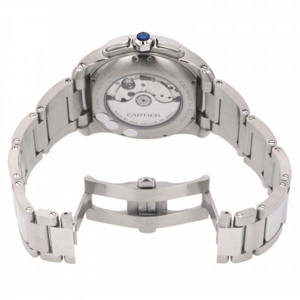 カルティエ Cartier カリブル ドゥ クロノグラフ W7100045 シルバー文字盤 新品 腕時計 メンズ｜gc-yukizaki｜04