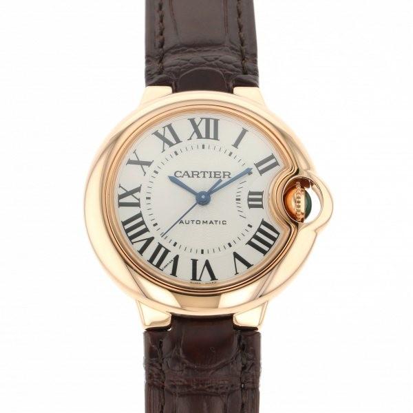 カルティエ Cartier バロンブルー 33mm W6920097 シルバー文字盤 新品 腕時計 レディース｜gc-yukizaki