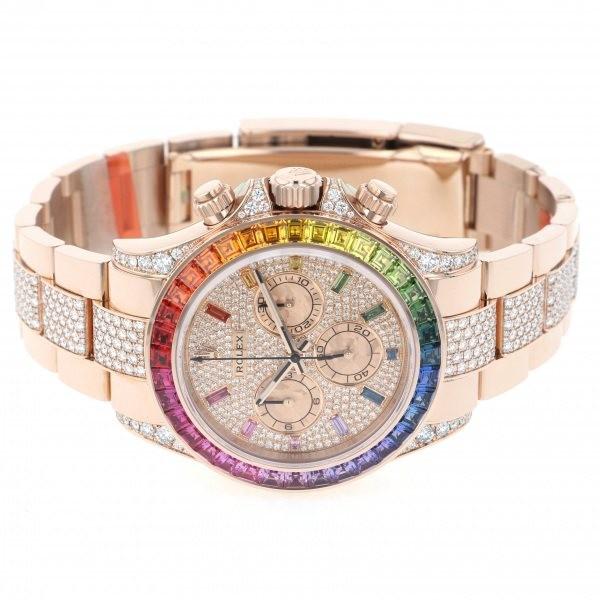 ロレックス ROLEX デイトナ レインボー パヴェダイヤ 116595RBOW 全面