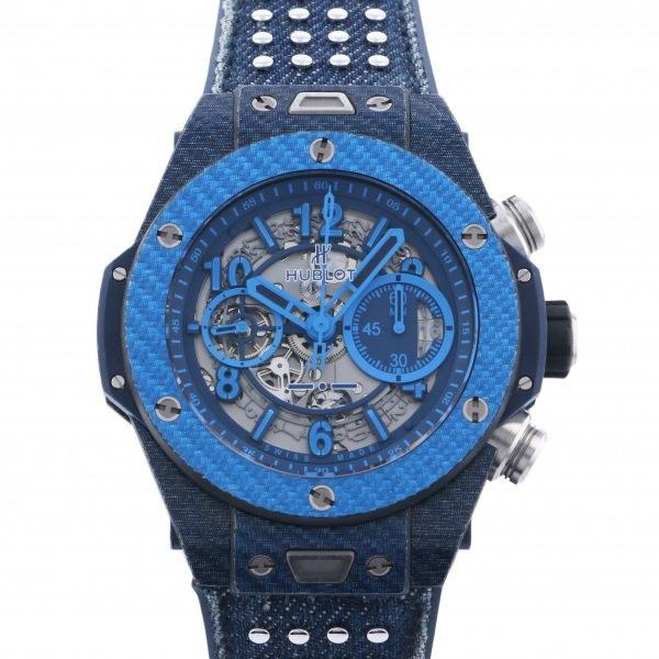 ウブロ HUBLOT ビッグバン ウニコ イタリア インデペンデント ブルー 世界限定500本 411.YL.5190.NR.ITI15 グレー/ブルー文字盤 中古 腕時計 メンズ｜gc-yukizaki