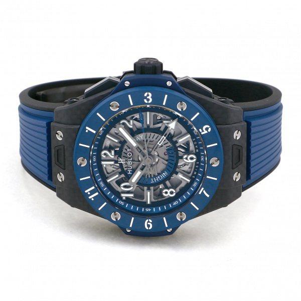 ビッグバン ウブロ HUBLOT ウニコ GMT カーボン ブルーセラミック 471