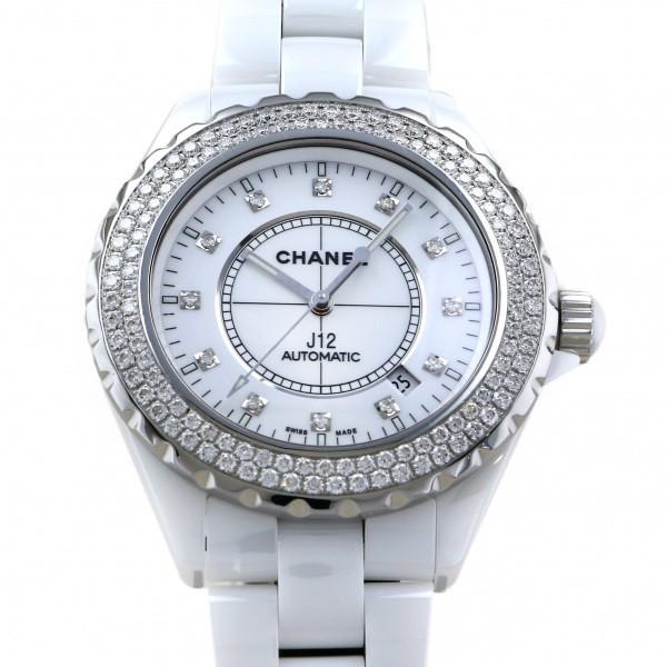 シャネル Chanel J12 42mm ベゼルダイヤ H13 ホワイト文字盤 中古 腕時計 メンズ W1852 ジェムキャッスルゆきざき 通販 Yahoo ショッピング
