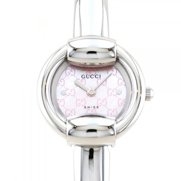 グッチ GUCCI バングル YA014513 ピンク文字盤 新品 腕時計 レディース｜gc-yukizaki