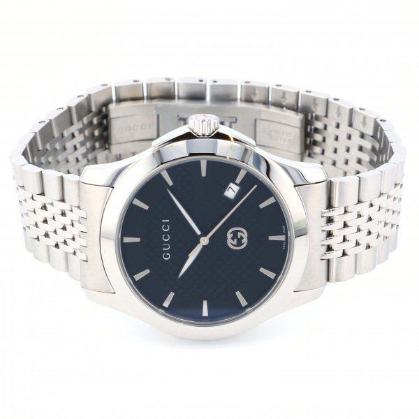 GUCCI（グッチ） GUCCI Gタイムレス YA1264106 ブラック文字盤 新品