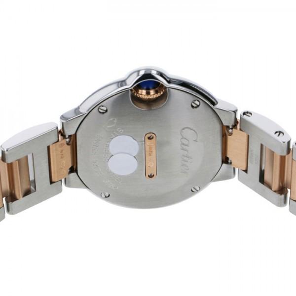 カルティエ Cartier バロンブルー 28mm W3BB0009 シルバー K18PG/SS クオーツ レディース 腕時計 カルティエ バロンブルー 28mm W3BB0009 | 時計・ブランド腕時計専門店