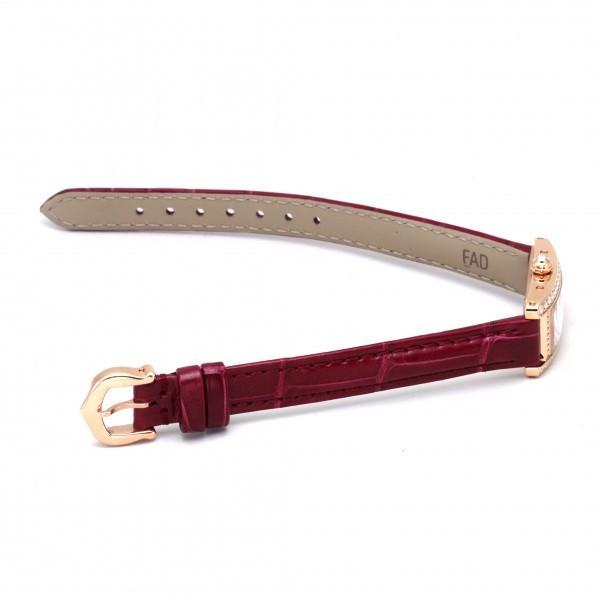 【未使用品】カルティエ タンクアメリカンミニ クロコダイル ピンク ベルト 中古)CARTIER カルティエ タンク アメリカン ミニ WB710015