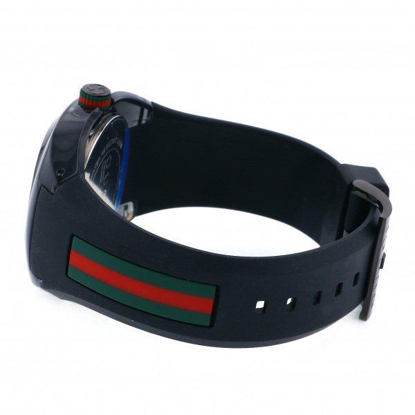 USED グッチ GUCCI シンク YA137107A ブラック文字盤 新品 腕時計 メンズ 【MY7960196182】(28060円)