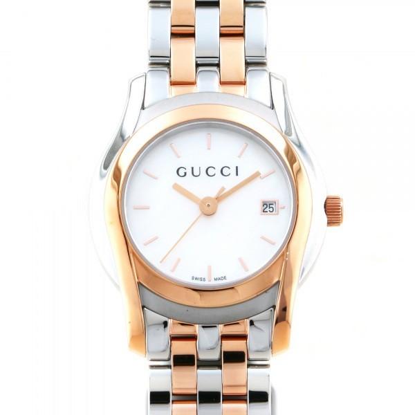 腕時計　グッチ　Gクラス　レディース　YA055538 GUCCI（グッチ） GUCCI Gクラス YA055538 ホワイト文字盤 新品 腕時計
